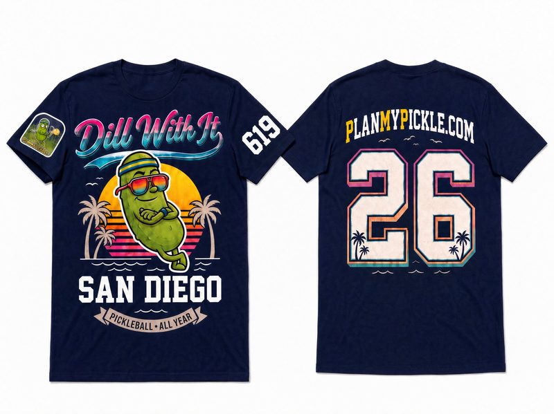 Dill With It Pickleball Merch
